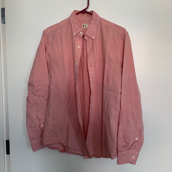 J. Crew Sun Washed Pink Button Up - Picture 2 of 5